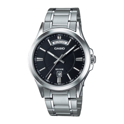 CASIO MTP-1381D-1AV 手錶 銀色 #1