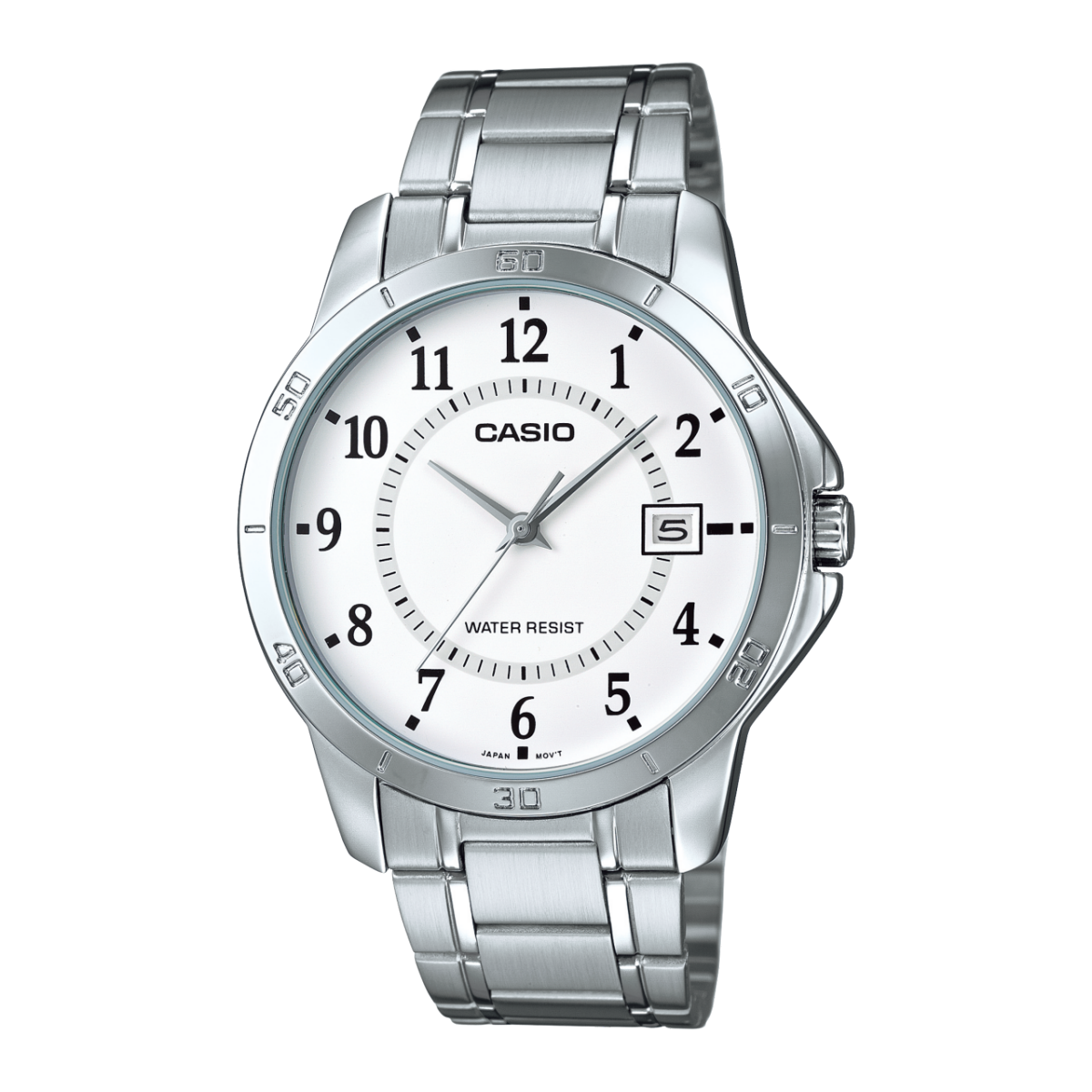 CASIO MTP-V004D-7B 手錶 銀色 #1