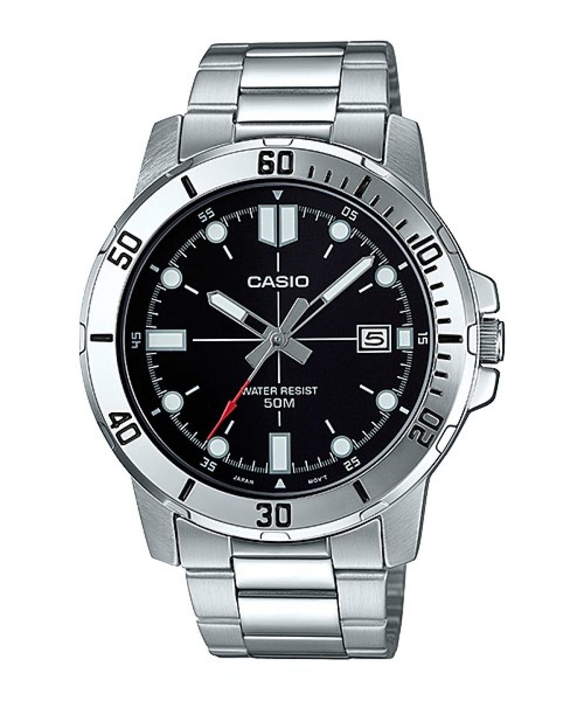 CASIO MTP-VD01D-1EV 手錶 銀色 #1