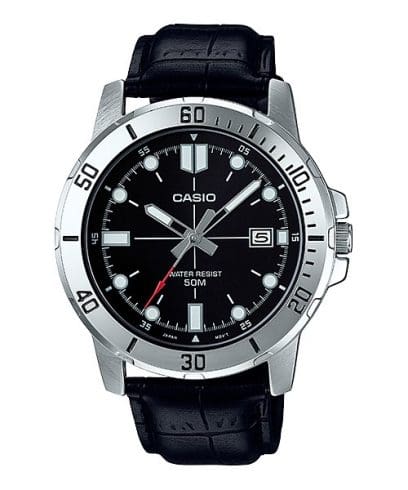 CASIO MTP-VD01L-1EV 手錶 銀色 #1