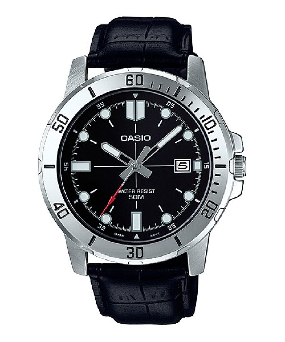 CASIO MTP-VD01L-1EV 手錶 銀色 #1