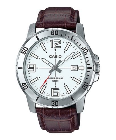 CASIO MTP-VD01L-7BV 手錶 銀色 #1