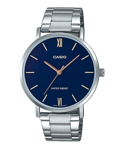 CASIO MTP-VT01D-2B 手錶 銀色 #1
