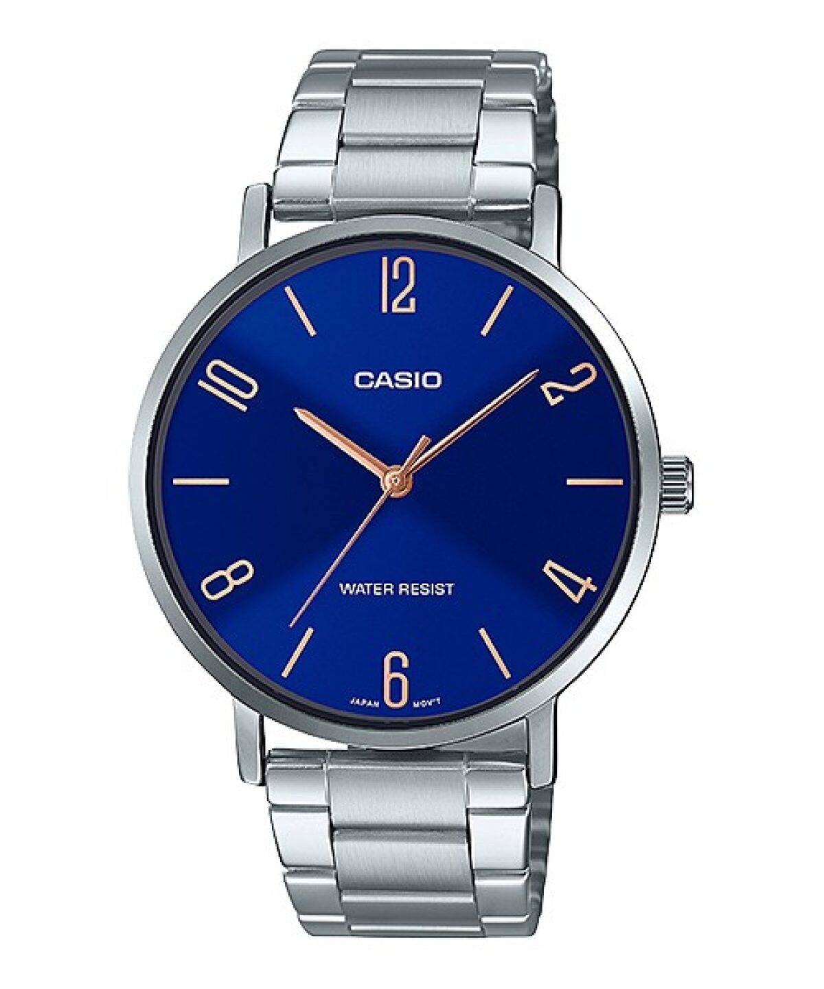 CASIO MTP-VT01D-2B2 手錶 銀色 #1