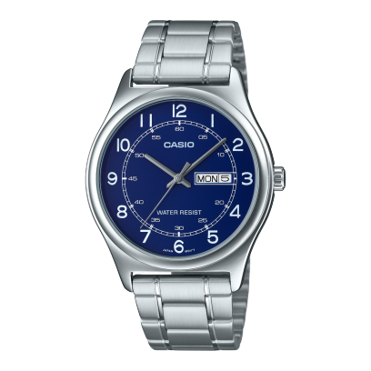 CASIO MTP-V006D-2B 手錶 銀色 #1