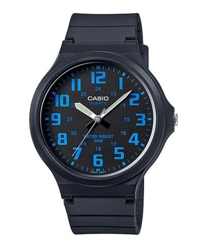 CASIO MW-240-2BV 手錶 藍色，淺藍 #1