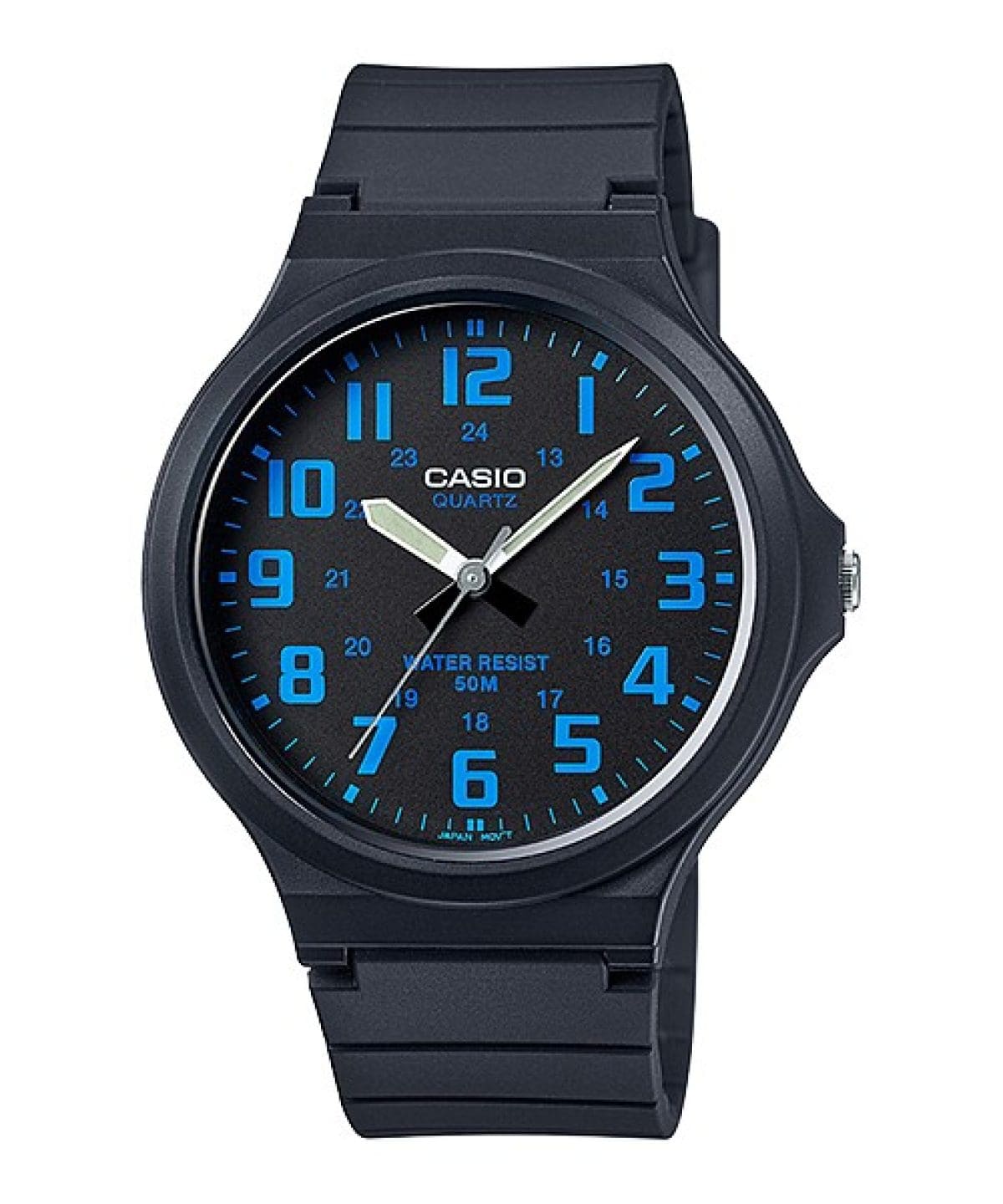 CASIO MW-240-2BV 手錶 藍色，淺藍 #1