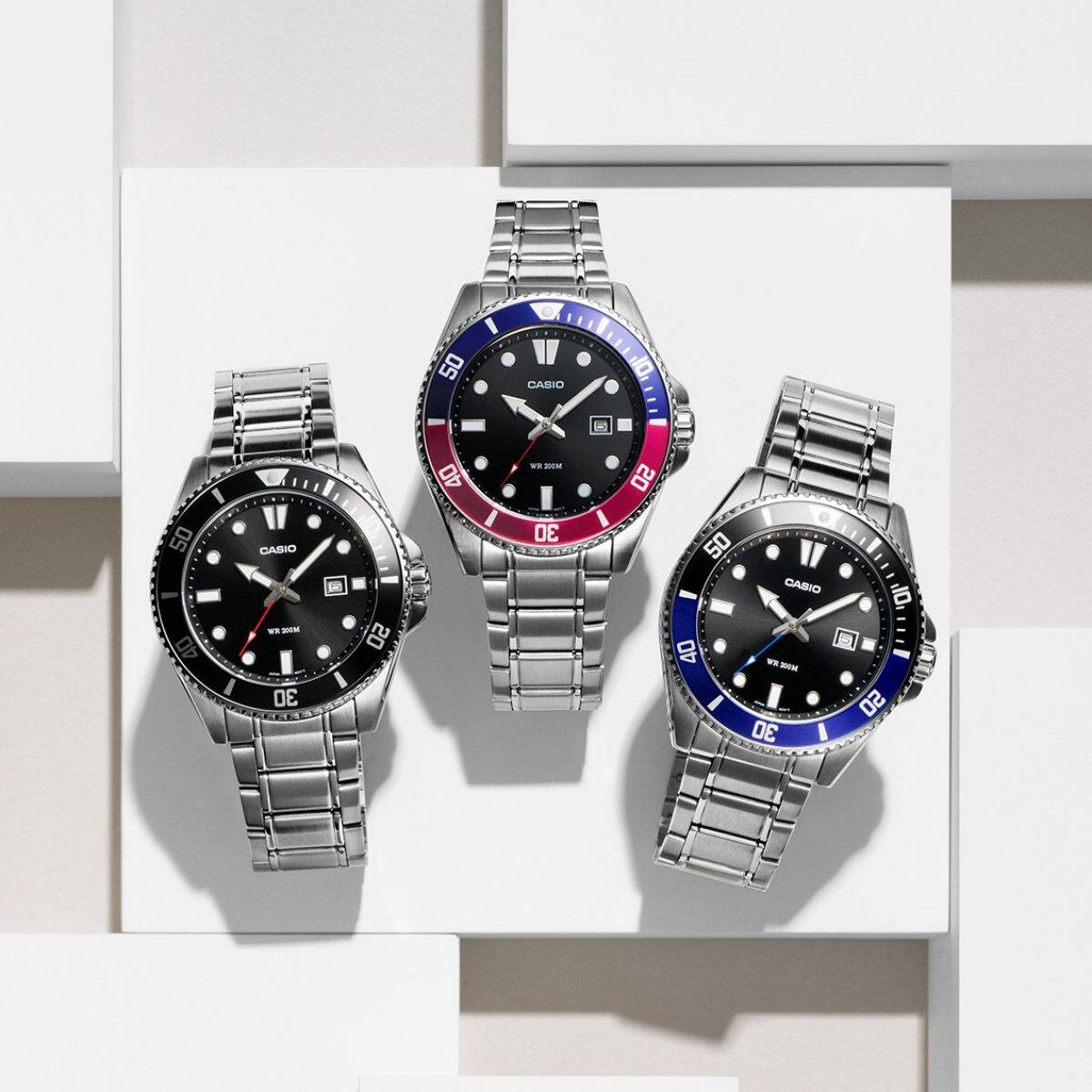 CASIO MDV-107D-1A1V 手錶 黑色 #3