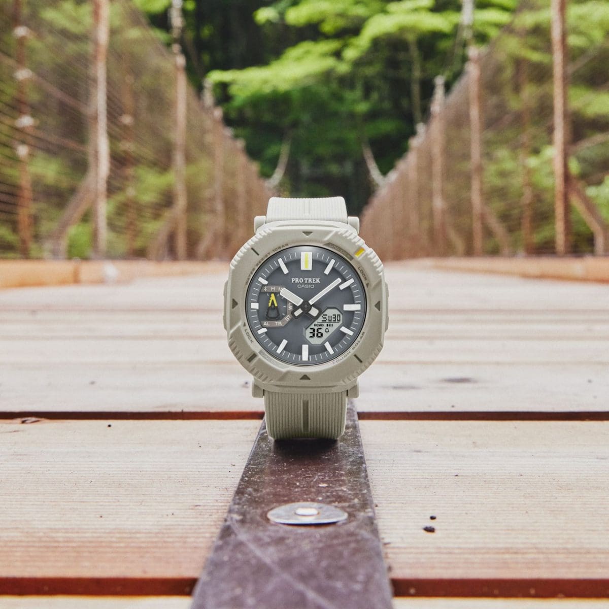 PRO TREK PRJ-B001-7 手錶 米色 #12