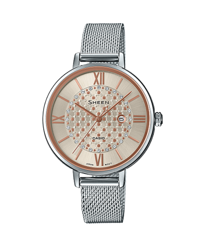 SHEEN SHE-4059M-4A 手錶 銀色 #1
