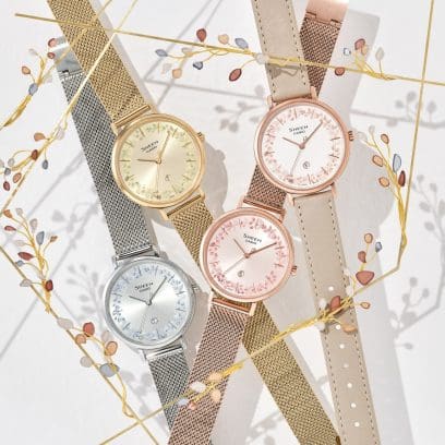 從左邊開始：SHE-4539FM-7A、SHE-4539FGM-9A、SHE-4539FPM-4A、SHE-4539FPL-7A #3