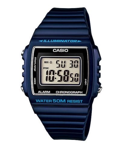 CASIO W-215H-2AV 手錶 藍色，淺藍 #1