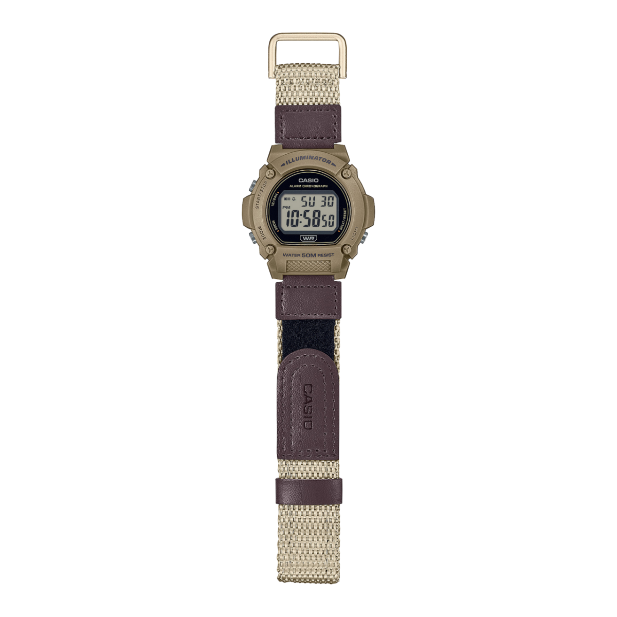 CASIO W-219HB-5AV 手錶 啡色 #2