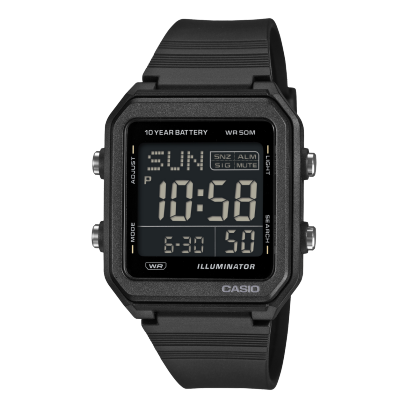 CASIO W-221H-1BV 手錶 黑色 #1