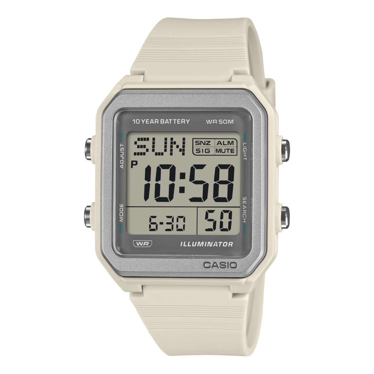 CASIO W-221H-8AV 手錶 銀色 #1