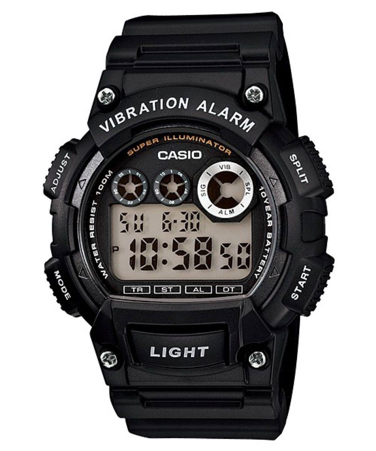 CASIO W-735H-1AV 手錶 黑色 #1