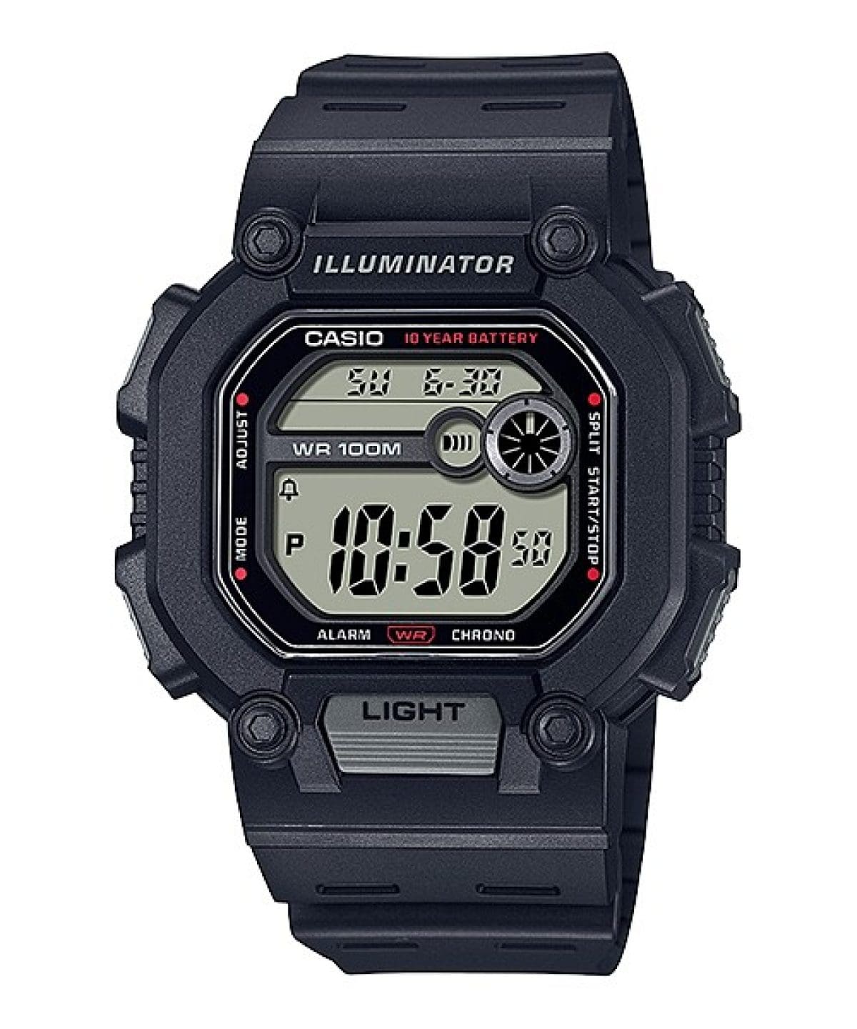 CASIO W-737H-1AV 手錶 黑色 #1