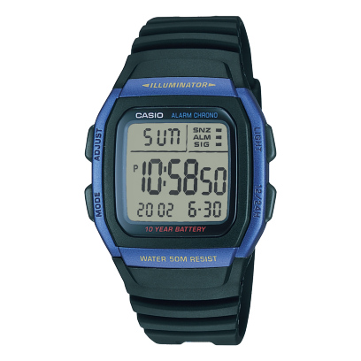 CASIO W-96H-2AV 手錶 黑色 #1