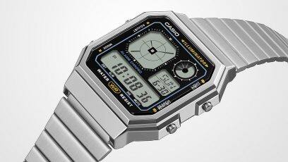 Desain casing dan tali jam A130WE-9A * Gambar menunjukkan model A130WE-1A