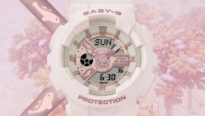 BA-110AQ-4A Desain dial terinspirasi oleh terumbu karang