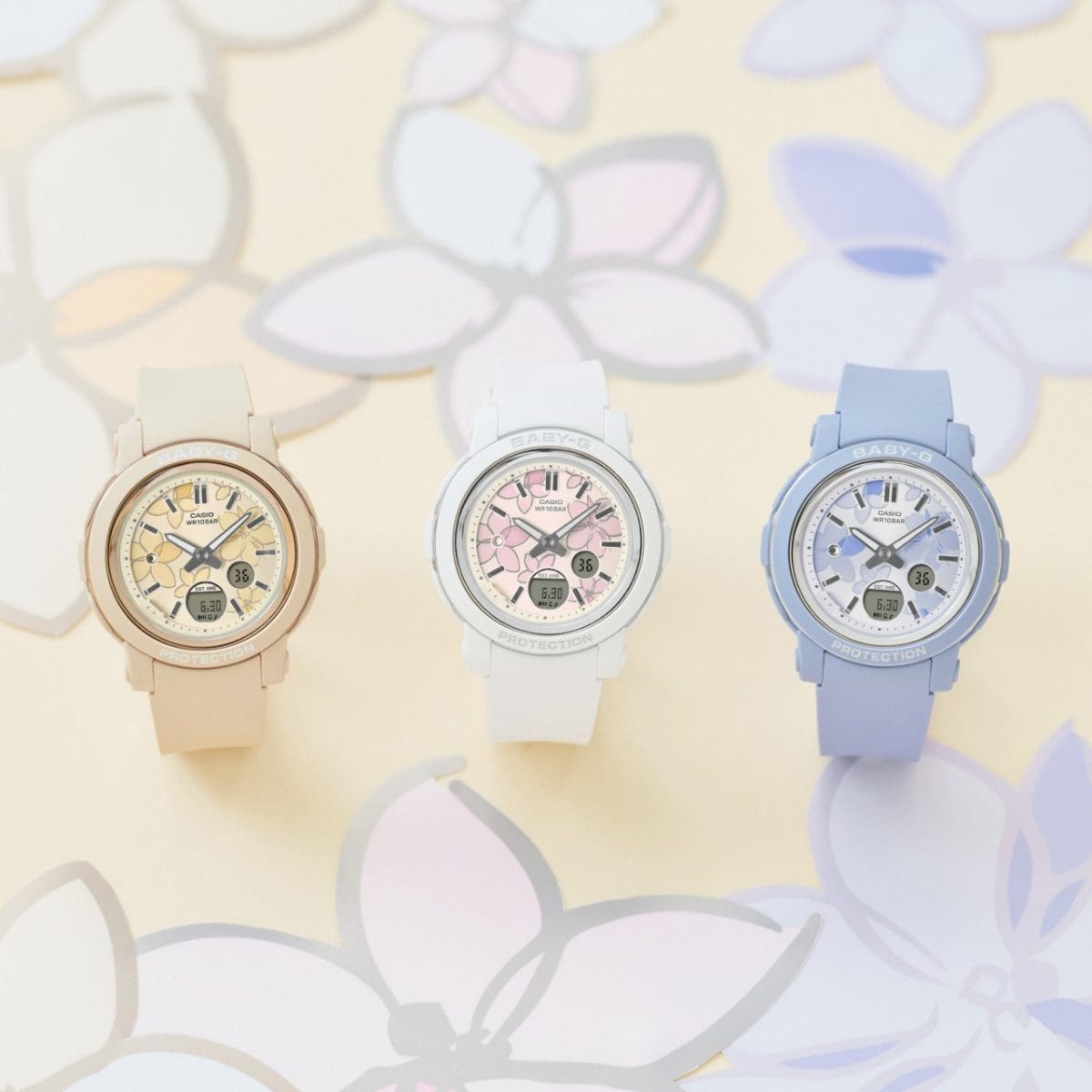 From left: BGA-290FL-4A, BGA-290FL-7A,BGA-290FL-2A