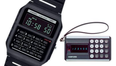 Desain dan warna CA-53WB-1B merupakan tribut bagi kalkulator Casio Mini