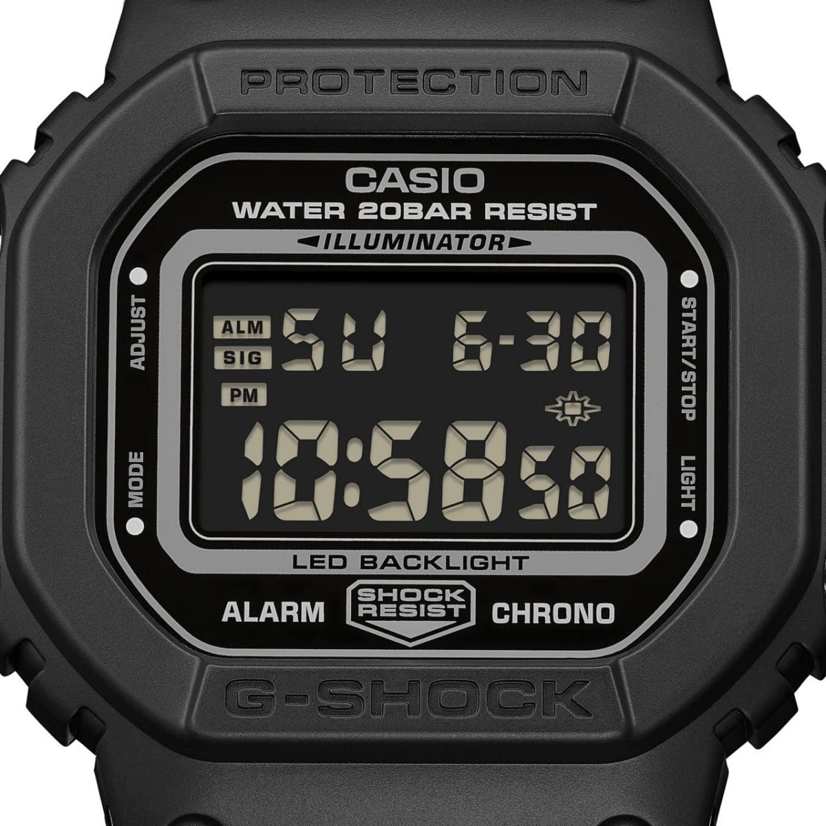 DW-5600MNC-1 Komponen utama untuk bezel yang terbuat dari resin berbasis bio