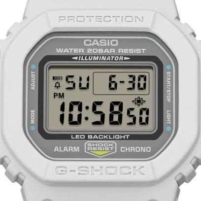 DW-5600MNC-7A8 Komponen utama untuk bezel yang terbuat dari resin berbasis bio