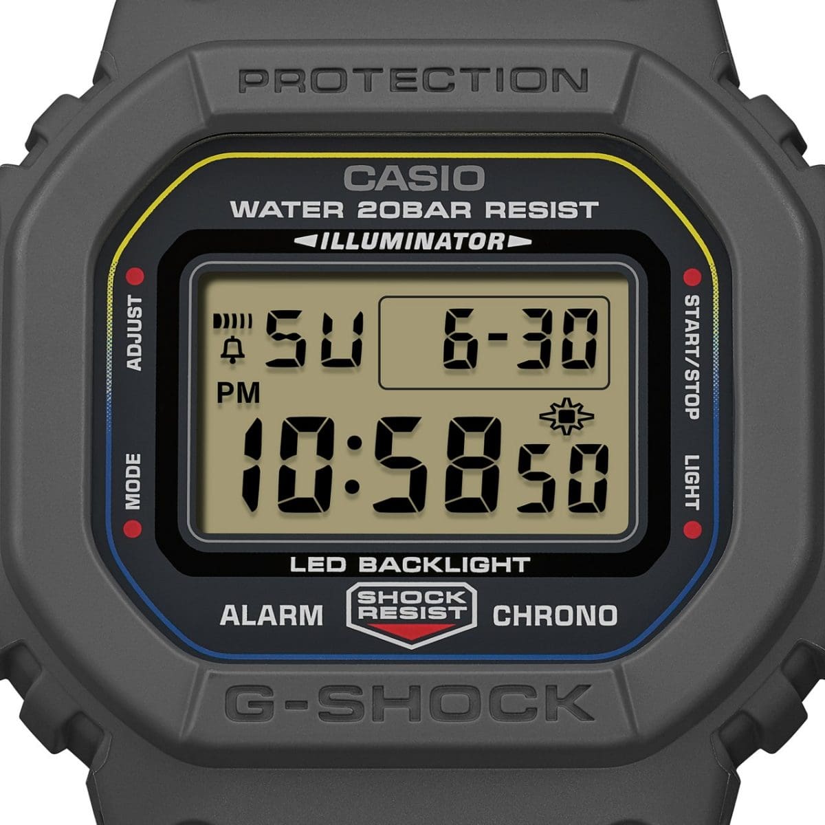 DW-5600MNC-8A2 Komponen utama untuk bezel yang terbuat dari resin berbasis bio