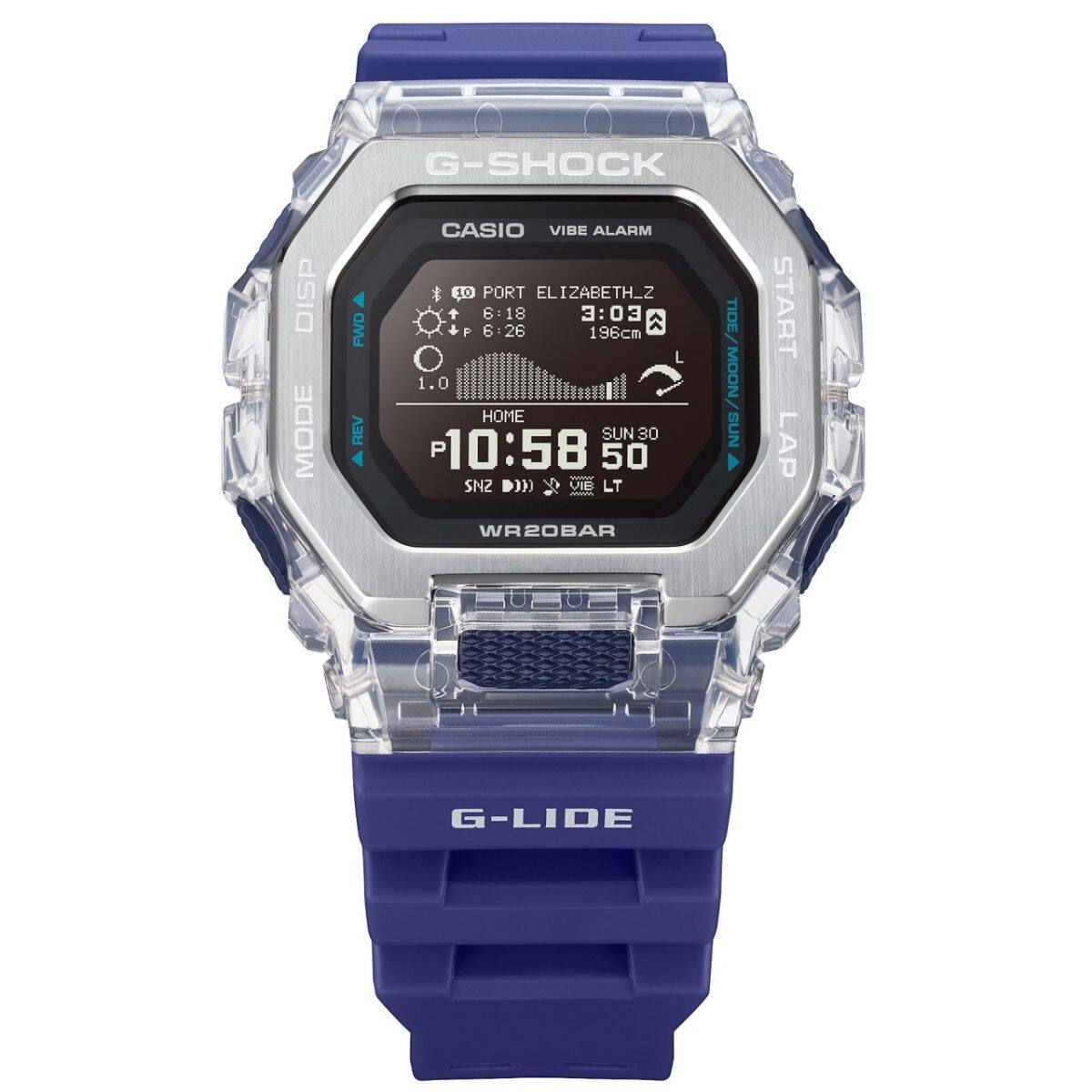 GBX-100S-2 Multifungsi yang mengutamakan kemudahan membaca jam: LCD Memory-in-pixel (MIP)