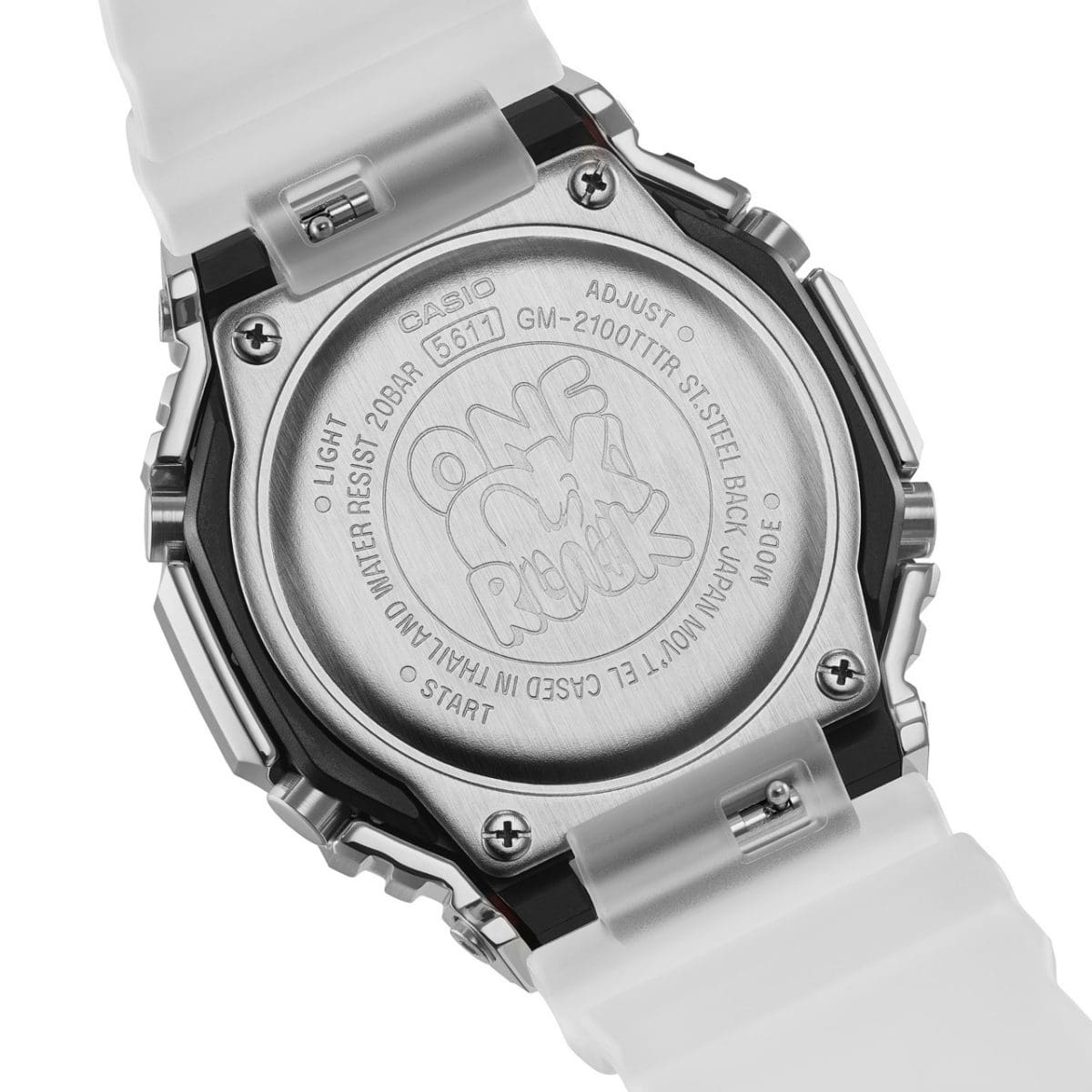 GM-2100TTTR-8A Bagian belakang casing diukir dengan logo ONE OK ROCK