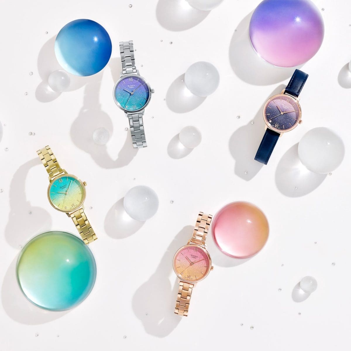 Dari kiri: SHE-4548G-2A, SHE-4548D-2A, SHE-4548PG-4A, SHE-4548PGL-4A