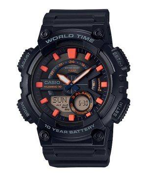 Relógio Casio AEQ-110W-1A3V Masculino - Design Clássico Com Calendário