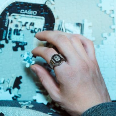 CRW-001-1 A ring-sized watch to celebrate the 50th anniversary of Casio Watches