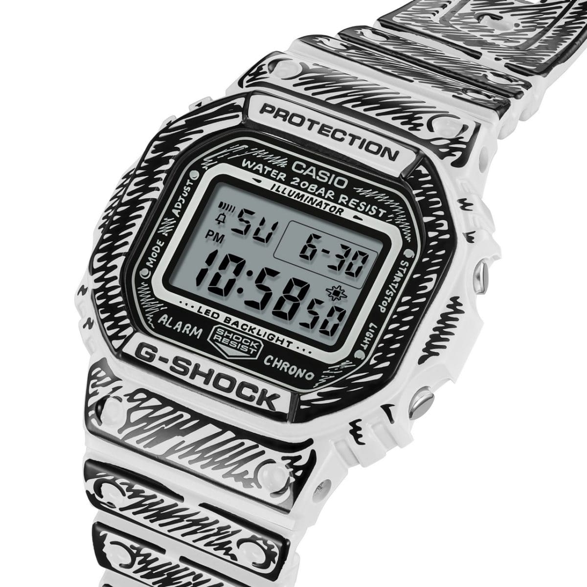 G-SHOCK DW-5600JV-7 Watch White #10
