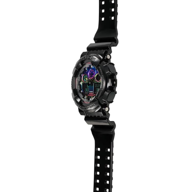G-Shock Casio GA-100WD-1A – Orologio Analogico-Digitale Nero E Bianco