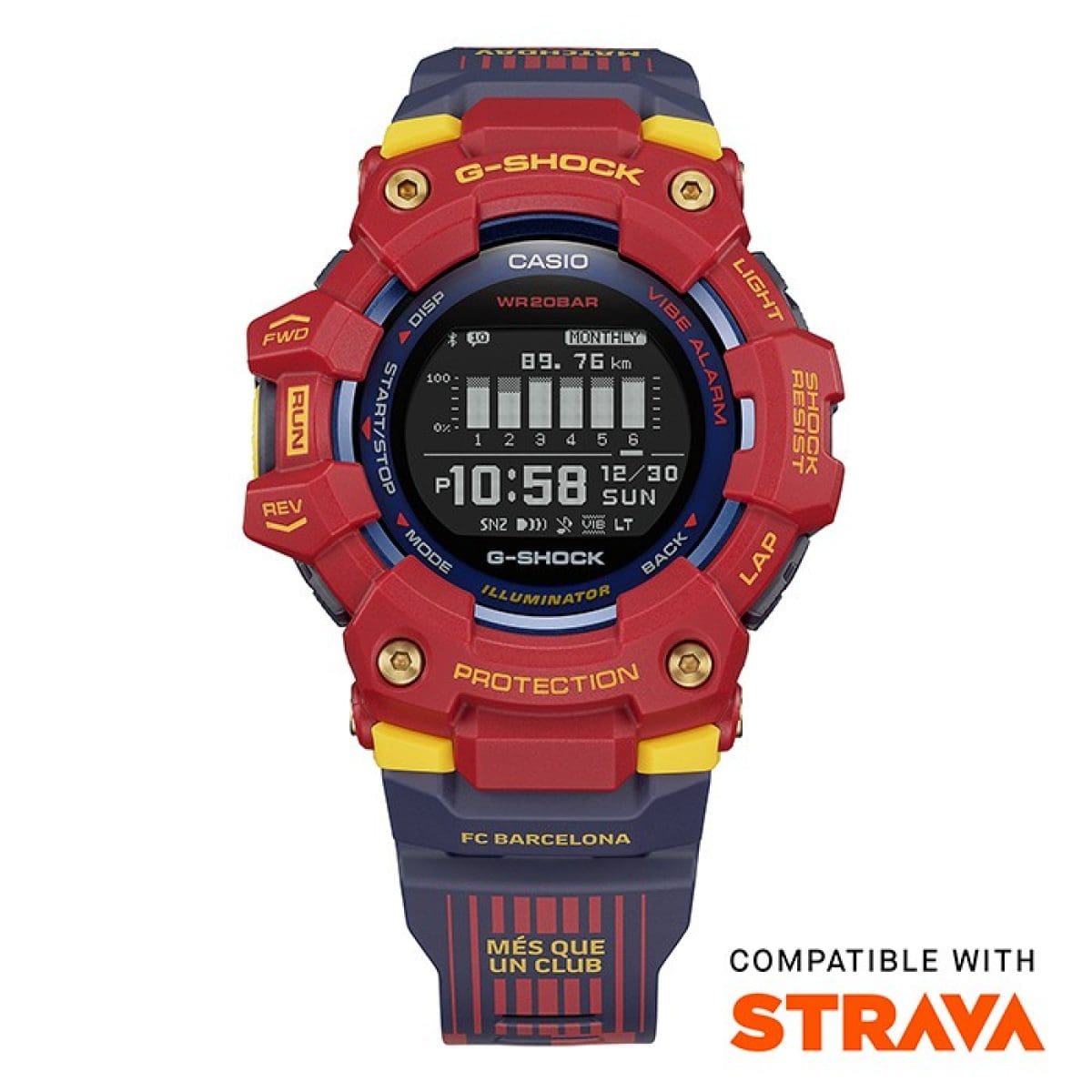 G-SHOCK GBD-100BAR-4 Watch Red #2