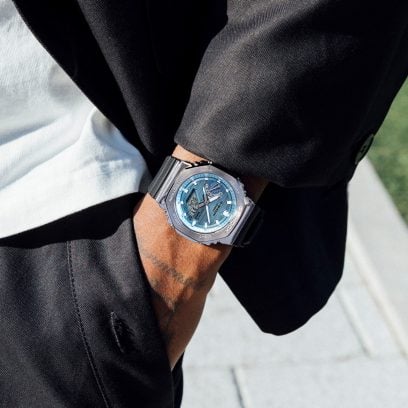 G-SHOCK GBM-2100A-1A2 watch Silver #15