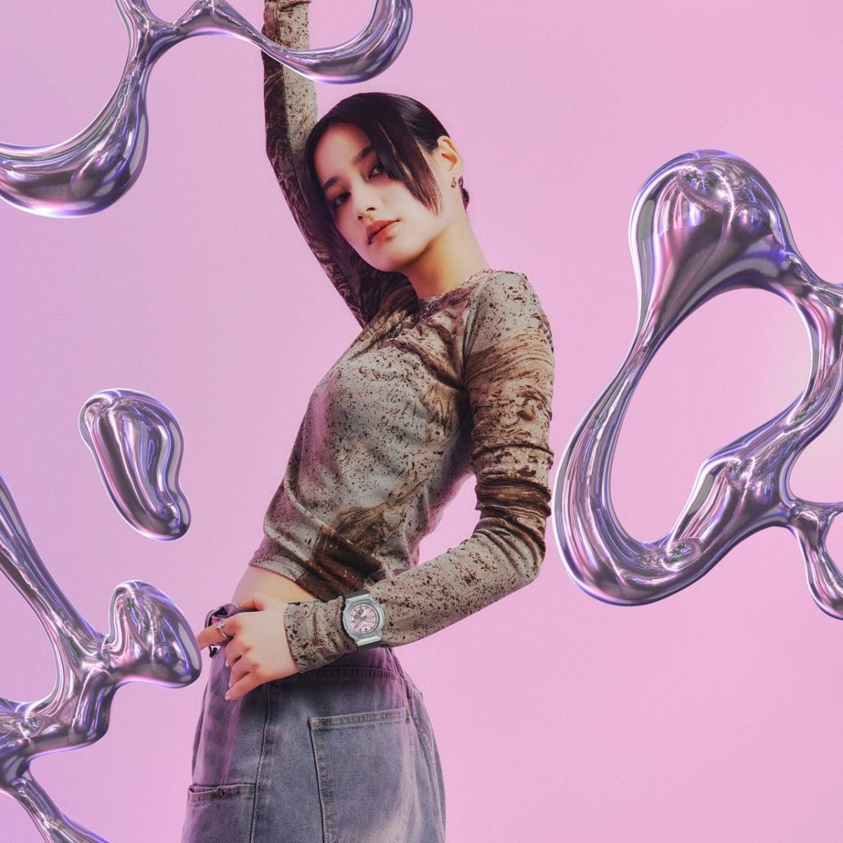 G-SHOCK GM-S2110-4A watch Silver #9