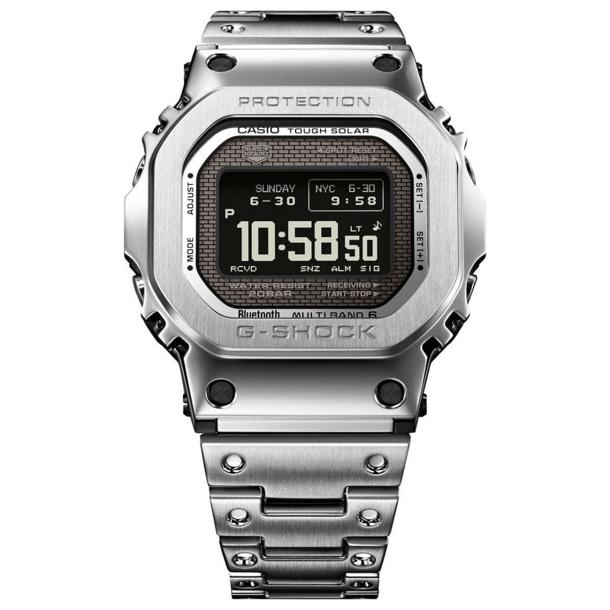 G-SHOCK GMW-BZ5000D-1 Watch Silver #9