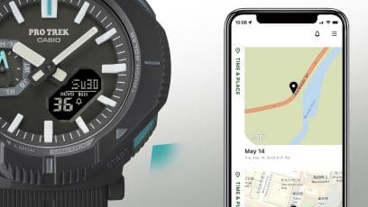 PRJ-B001B-2 Time & place function gives you more ways to enjoy the outdoors