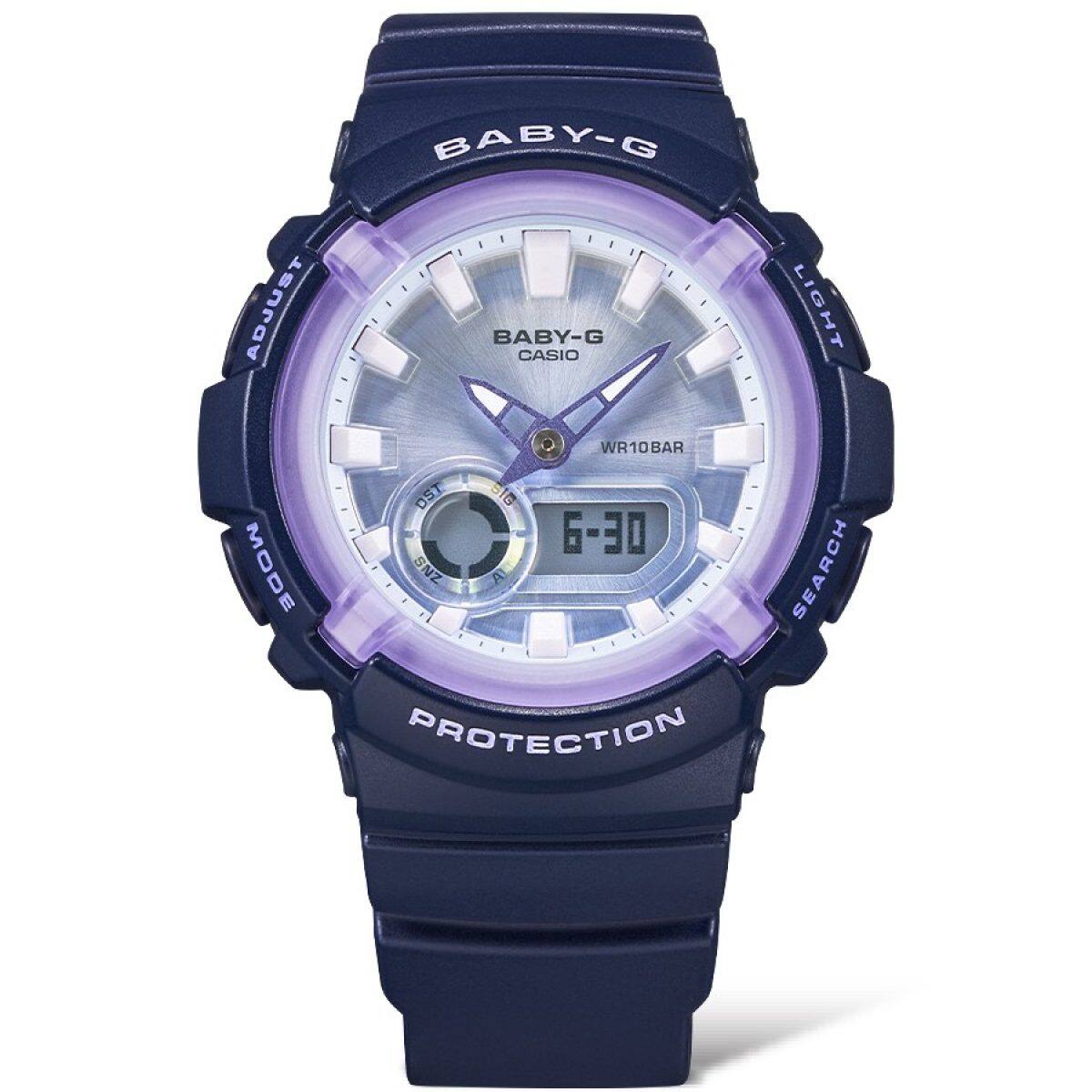 Casio G-Shock Armbanduhr GA-100RS-2AER Analog Digital Uhr blau