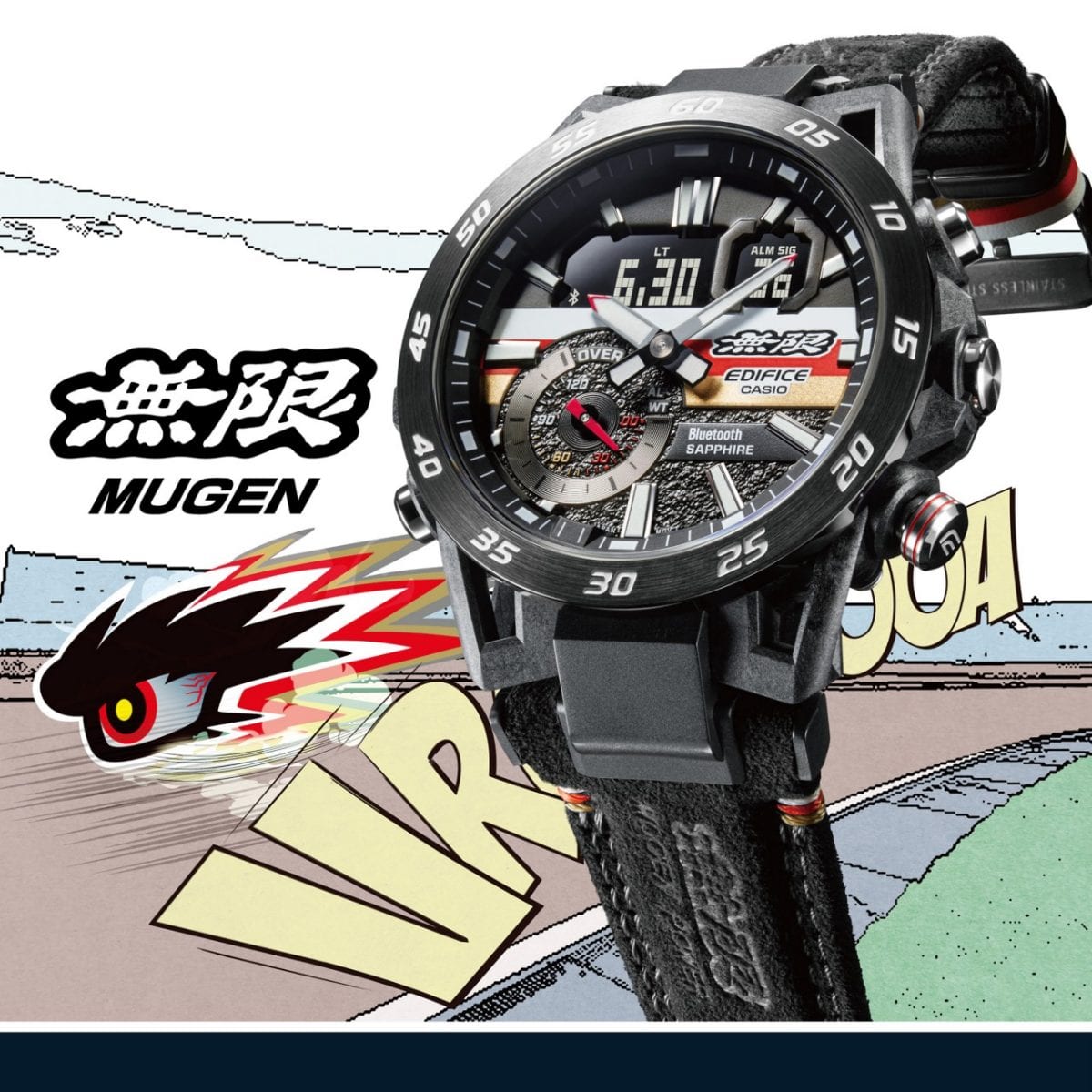 CASIO×MUGEN コラボモデル EDIFICE ECB-40MU-1AJR ECB40MU-1A | | CASIO