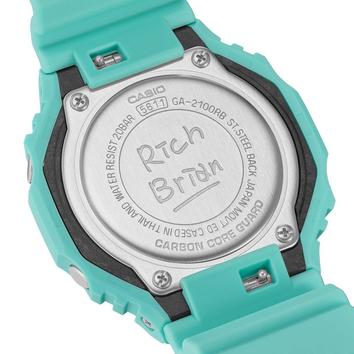GA-2100RB-3A Back engraving