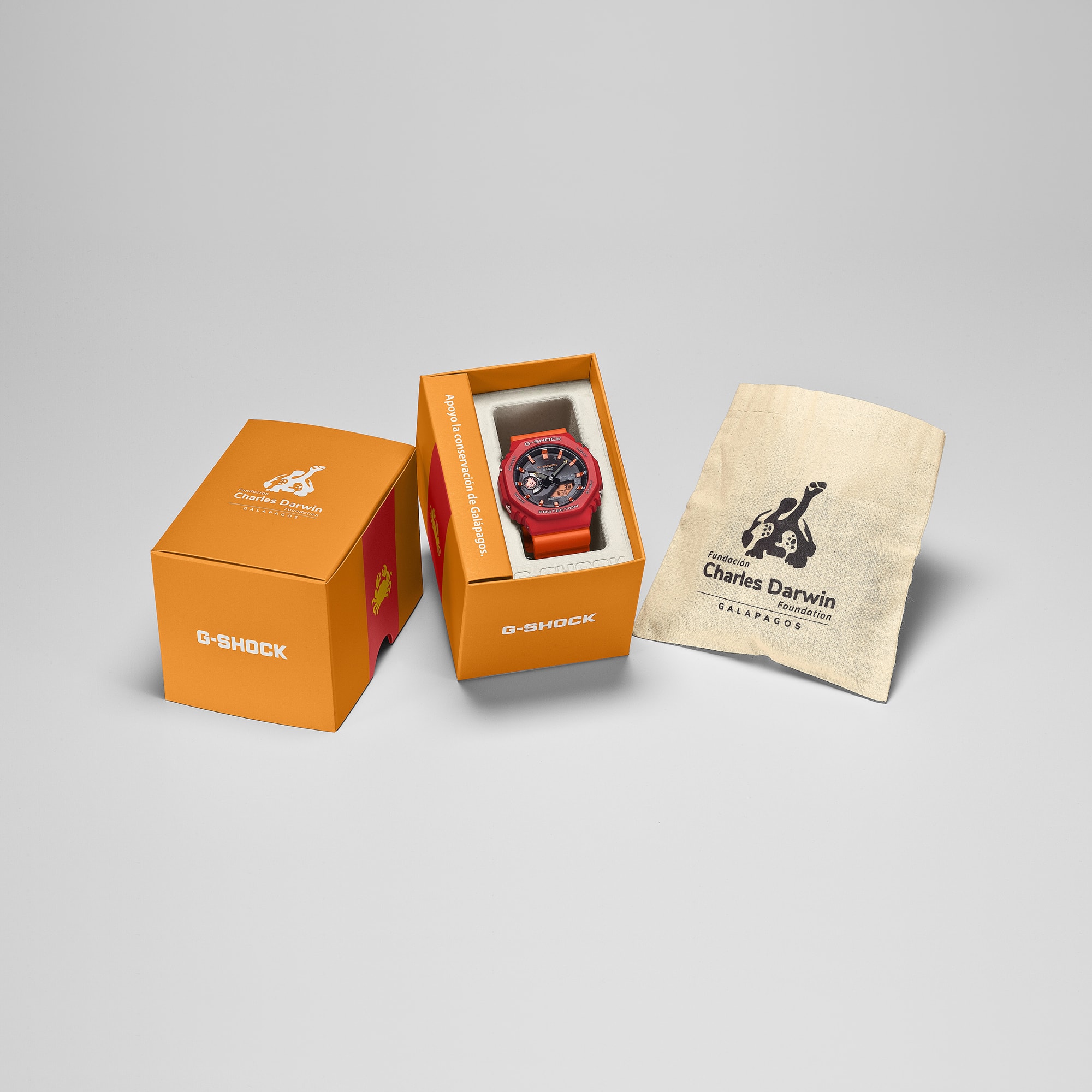 GA-B2100DF-4A Special, plastic-free packaging