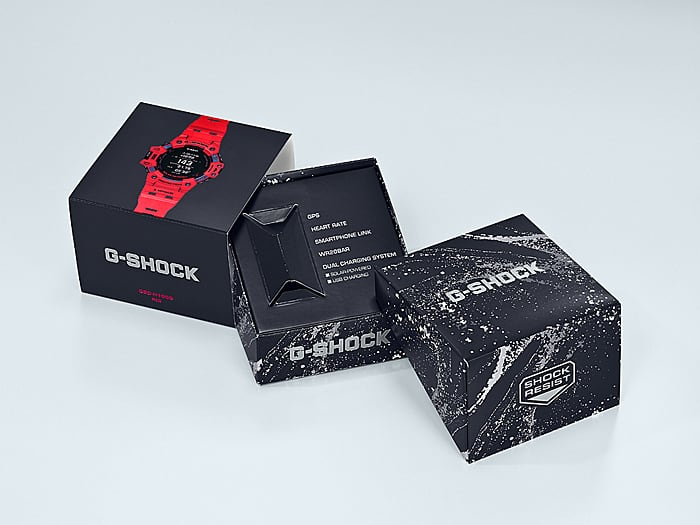CASIO G-SHOCK GBD-H1000-4A G-SQUAD SERIES RED/BLACK GBDH1000 | eBay