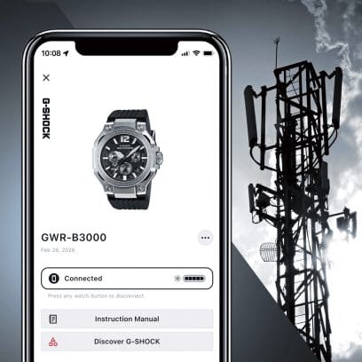 GWR-B3000-1A Solar-powered timekeeping with radio control and Bluetooth® connectivity