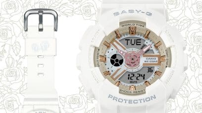 LOV-24A-7A (BABY-G) White rose design