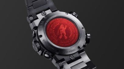 MRG-BF1000B-1A Screw-lock case back made with an inventive combination of materials