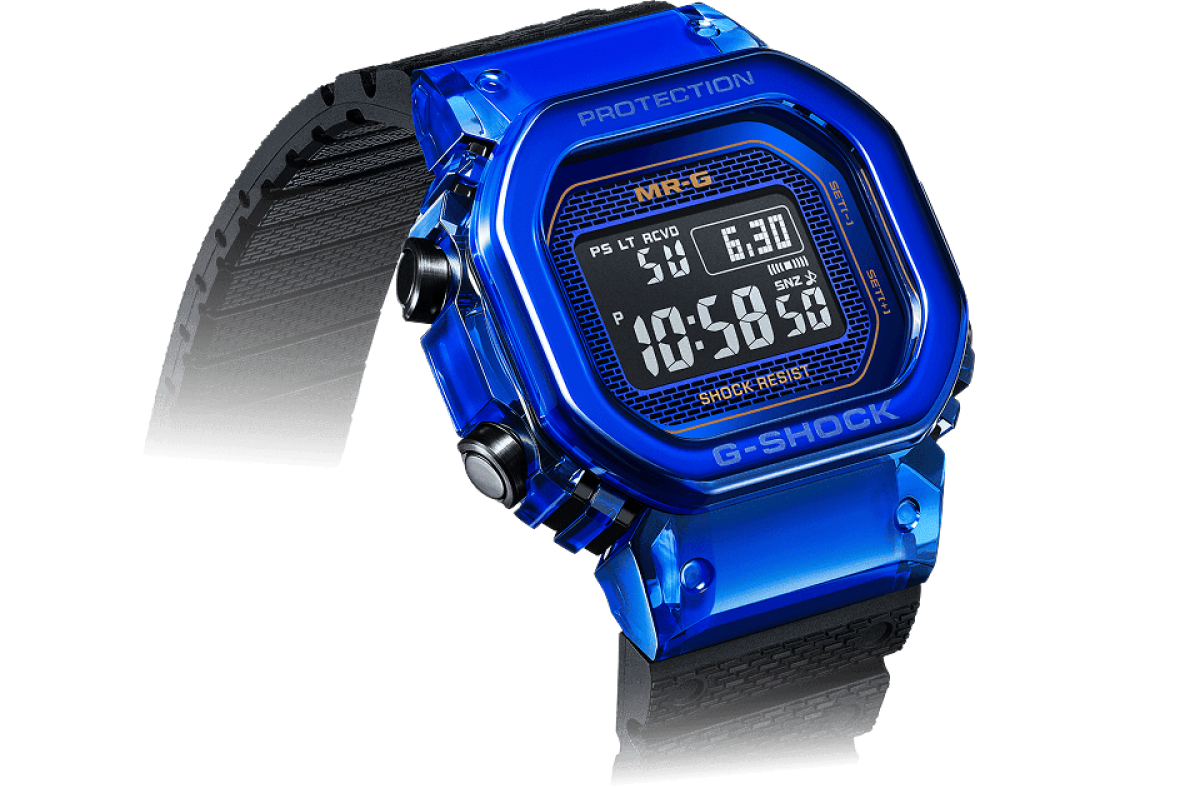 MRG-D5000 Total MR-G refinement, now rendered in sapphire crystal — Introducing the limited-edition MRG-D5000 Blue Sapphire